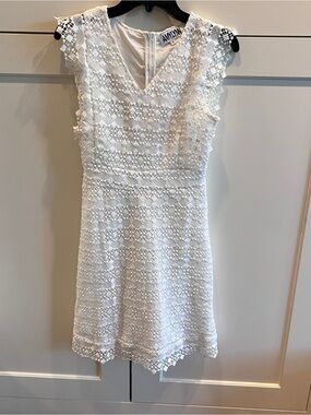 Amylynn White Lace Dress-small